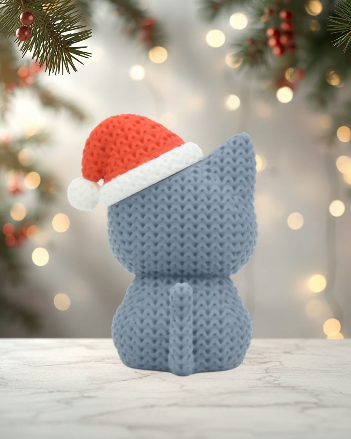 Gato con Gorro Navideño, foto 3 de 6