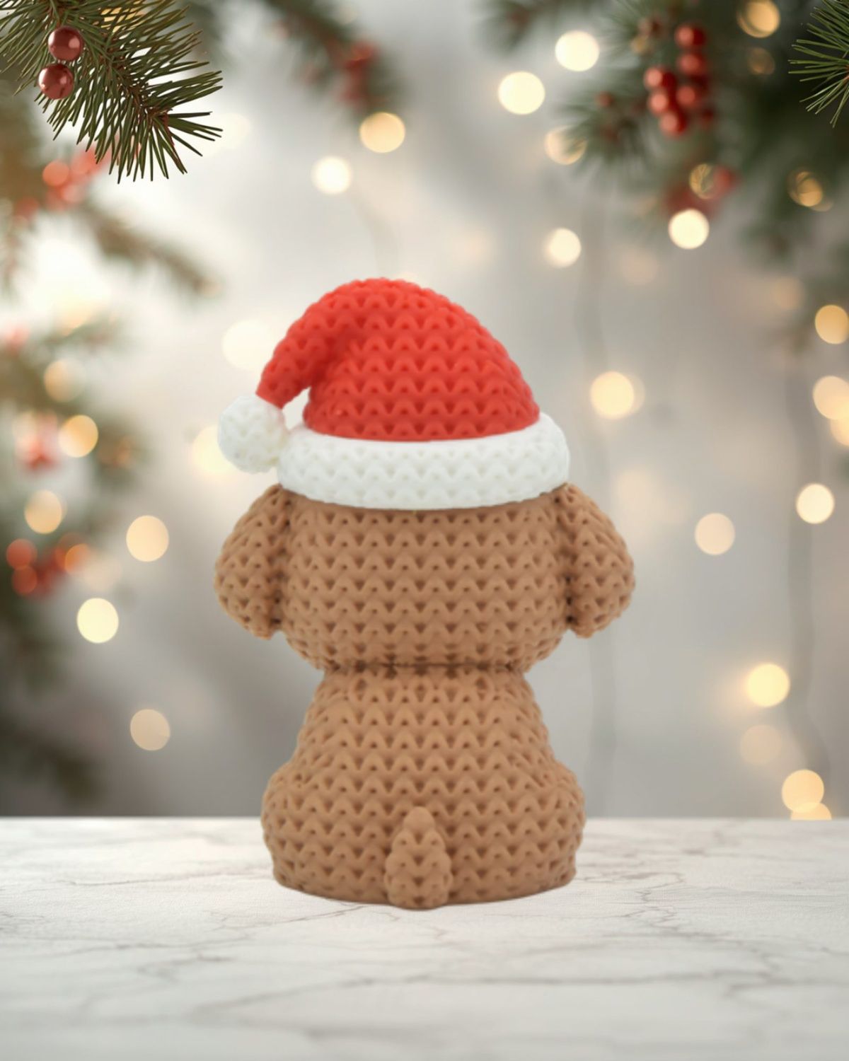 Perro con Gorro Navideño, foto 3 de 6