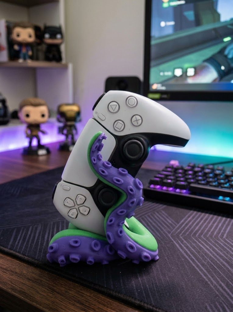 Soporte para control de PS5 con tentáculo kraken, foto 2 de 3