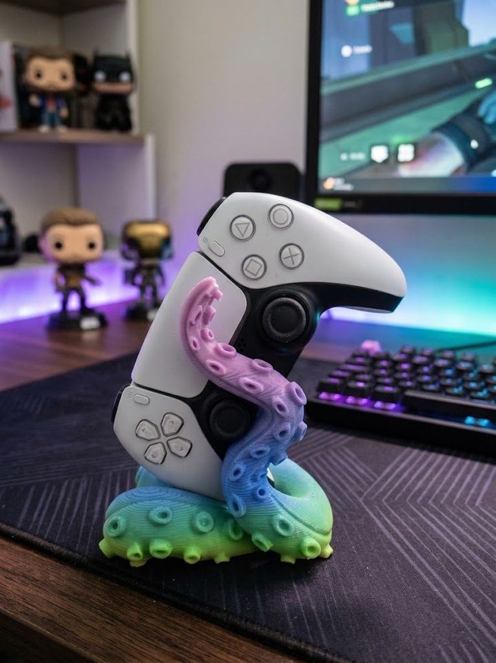 Soporte para control de PS5 con tentáculo kraken, foto 3 de 3